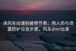 读风车动漫别被带节奏：用人肉与泄露防护自查步骤，风车dmr动漫