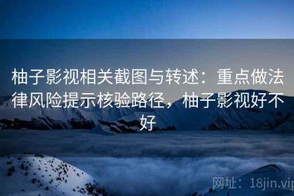 柚子影视相关截图与转述：重点做法律风险提示核验路径，柚子影视好不好