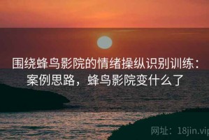 围绕蜂鸟影院的情绪操纵识别训练：案例思路，蜂鸟影院变什么了