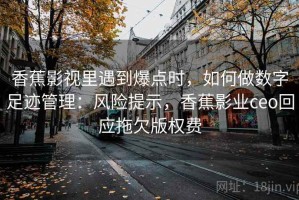 香蕉影视里遇到爆点时，如何做数字足迹管理：风险提示，香蕉影业ceo回应拖欠版权费