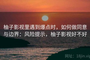 柚子影视里遇到爆点时，如何做同意与边界：风险提示，柚子影视好不好