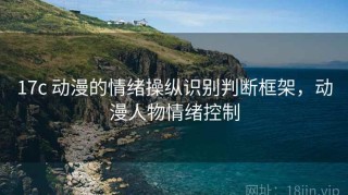 17c 动漫的情绪操纵识别判断框架，动漫人物情绪控制