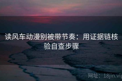 读风车动漫别被带节奏：用证据链核验自查步骤