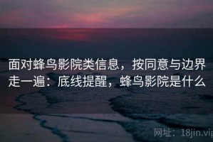 面对蜂鸟影院类信息，按同意与边界走一遍：底线提醒，蜂鸟影院是什么