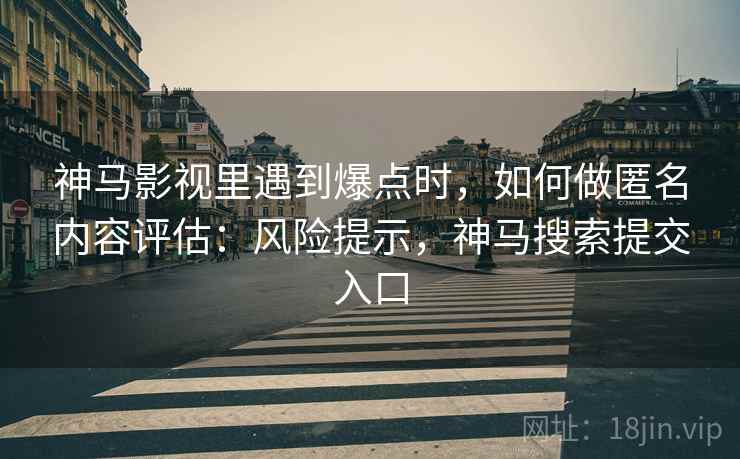 神马影视里遇到爆点时，如何做匿名内容评估：风险提示，神马搜索提交入口