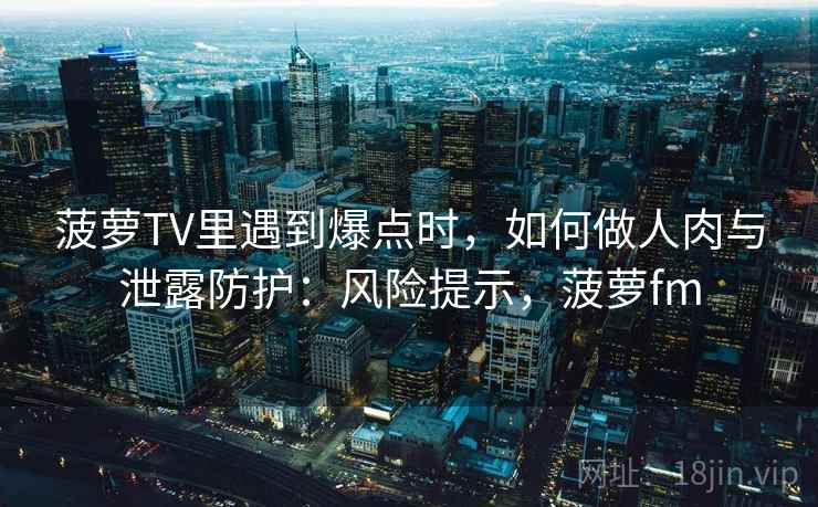 菠萝TV里遇到爆点时，如何做人肉与泄露防护：风险提示，菠萝fm